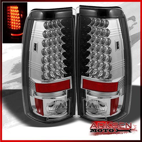 99-02 silverado 99-03 sierra philips-led perform tail lights brake lamp pair set