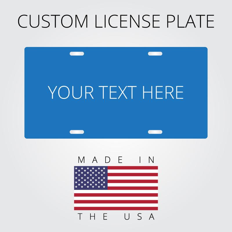 Custom vanity / novelty front license plate