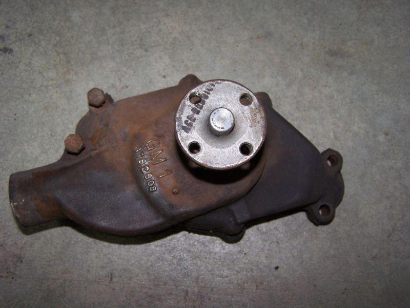 1955-72 chevrolet gm pontiac buick oldsmobile water pump 3782608 no date code