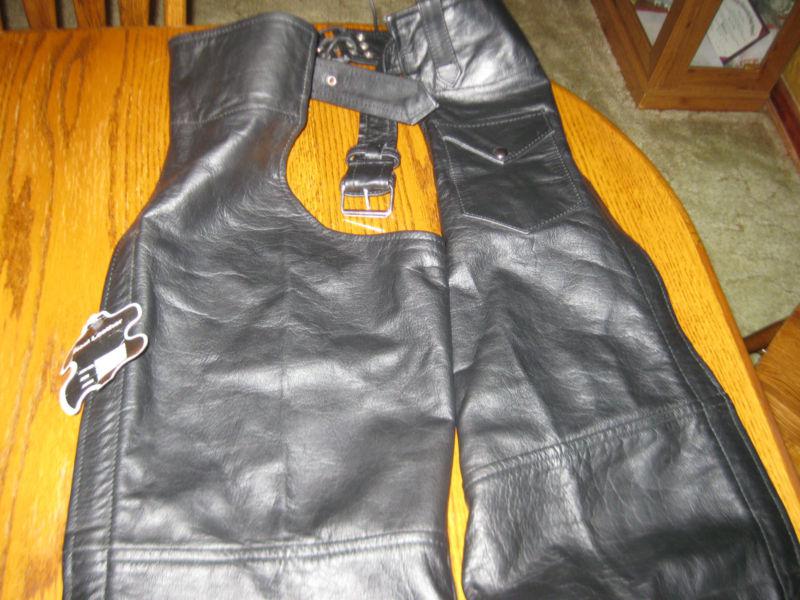 Xl leather motorcycle chaps