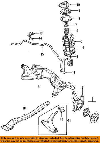 Mitsubishi oem mr554375 suspension control arm/control arm