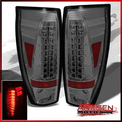 Smoked 02-06 chevy avalanche philips-led perform tail lights brake lamp pair set