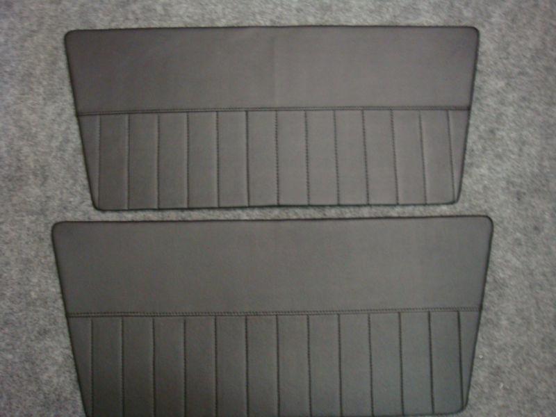 Early bronco custom door panels 1968-1977 pleated black