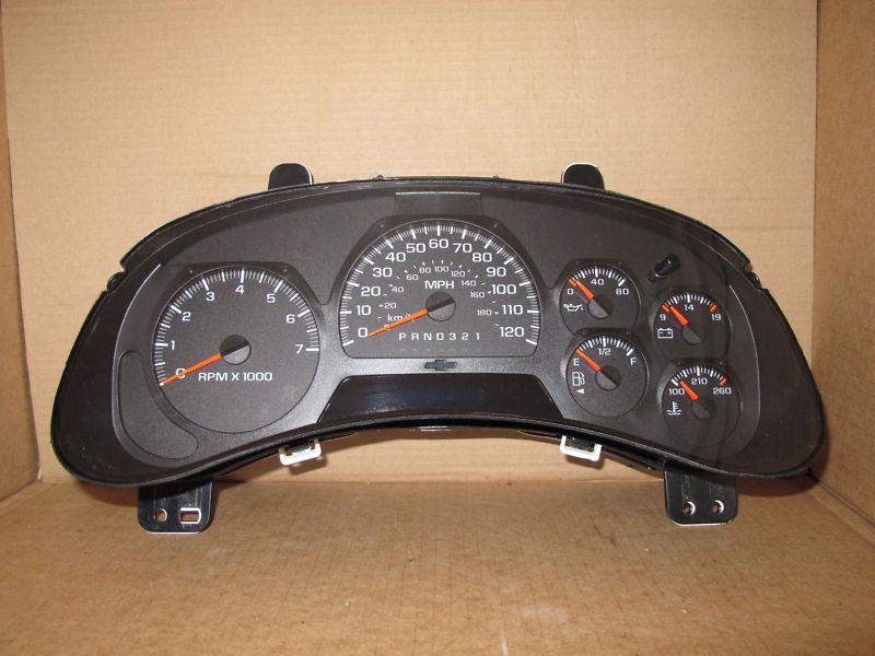 2006 2007 2008 2009 chevy trailblazer ext speedometer cluster 68k