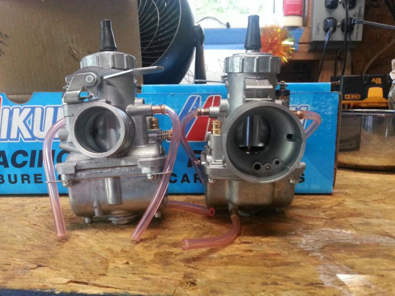 2 mikuni round slide vm 32mm carburetors 