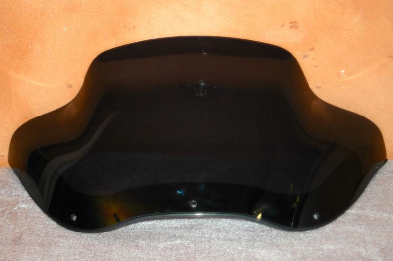 Harley davidson 12" smoked wind splitter windshield flt 