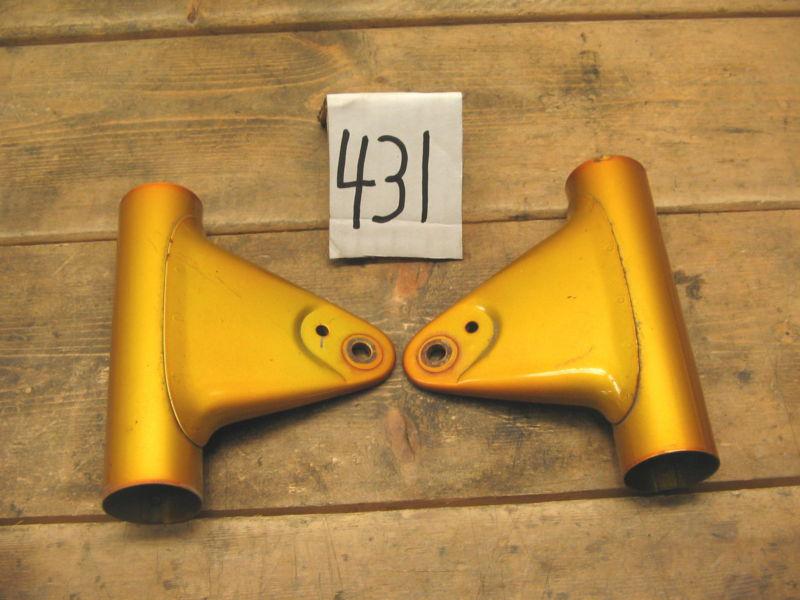 1972 yamaha ds7 rd 250 twin #431 headlight bucket holder ears