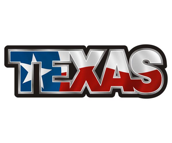 Texas decal 5"x1.7" state flag lone star tx longhorn usa vinyl sticker zu1