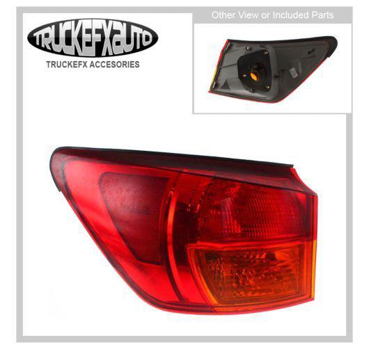 8156353170 lx2818108 new tail light driver side red amber lens lh left hand