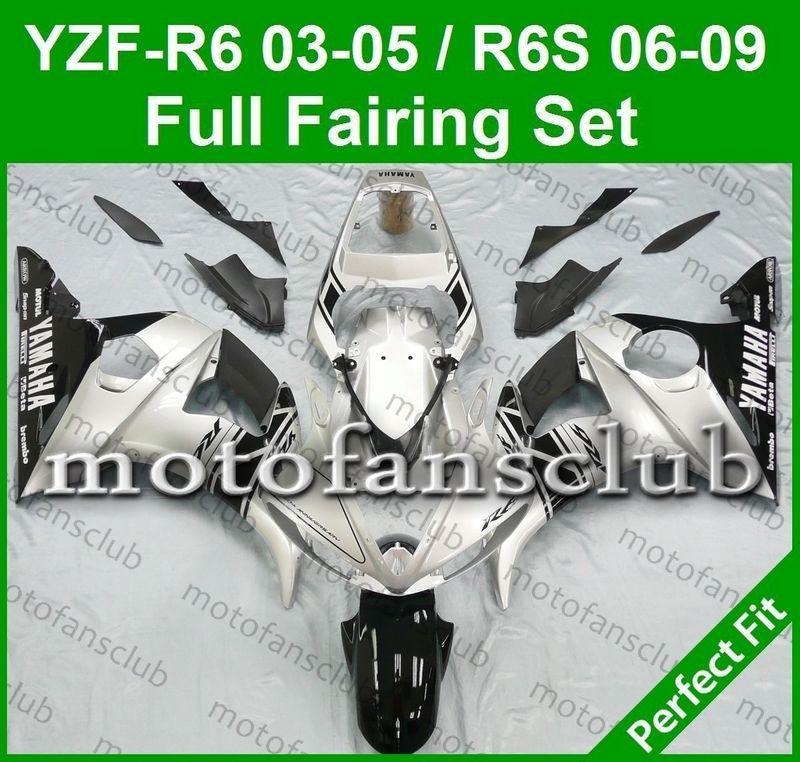 Fit yamaha yzf r6s 06 07 08 09 yzfr6s 2006 2007 2008 2009 fairing plastics #28 b