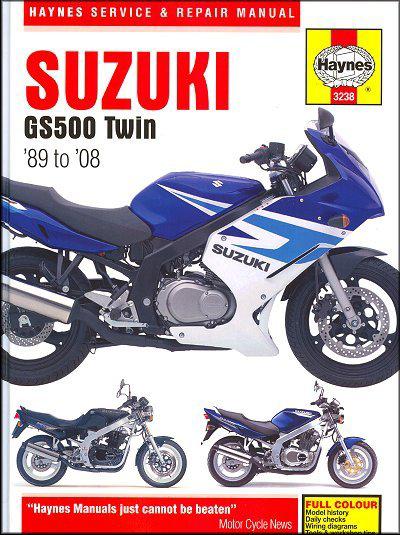 1989-2008 suzuki gs500 gs 500 repair manual