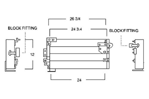 Replace cnd39284 - 91-92 toyota tercel a/c condenser car oe style part