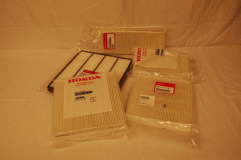 2005-2010 honda element new cabin air filters x (2) oem