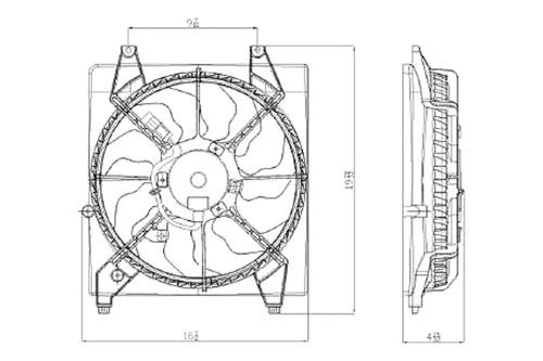 Replace hy3115113 - fits hyundai santa fe rh passenger side