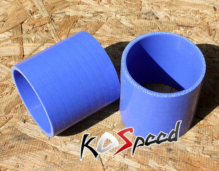 2.5"blue straight turbo/intake/intercooler pipe 3 ply 63mm silicone coupler hose