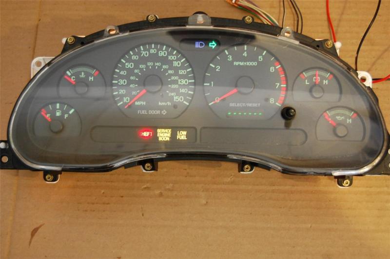 03 mustang gt 150 mph instrument gauge cluster