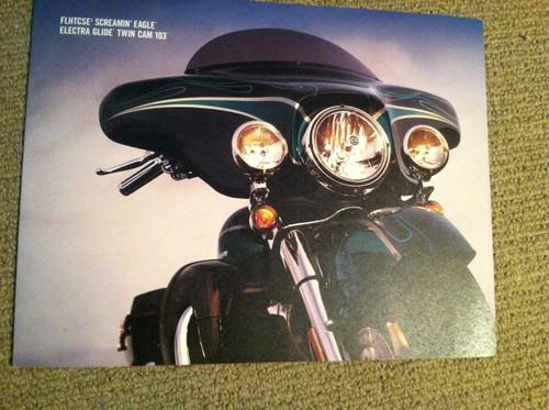 Harley davidson screamin eagle flhtcse2 brochure mint