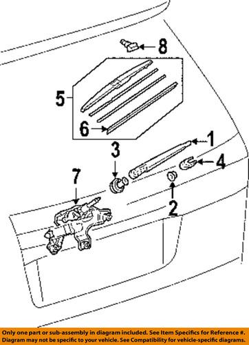 Toyota oem 8524120170 wiper arm/windshield wiper arm