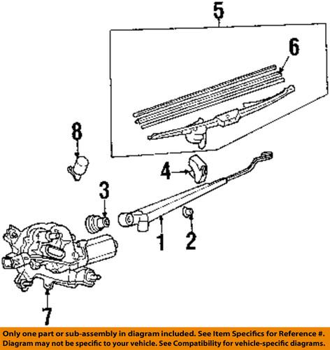 Toyota oem 8513034010 windshield wiper motor