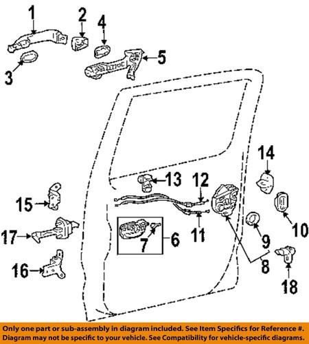 Toyota oem 6905004020 door lock motor/door lock actuator motor