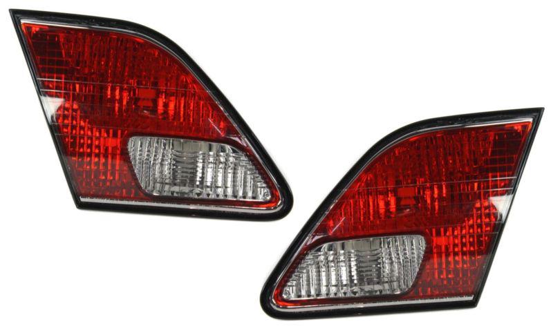 Tail light brake lamp rear lens & housing pair set driver & passenger sides