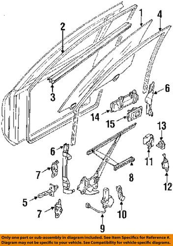 Toyota oem 6982012290 window regulator