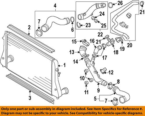 Volkswagen oem 1k0145803bp intercooler