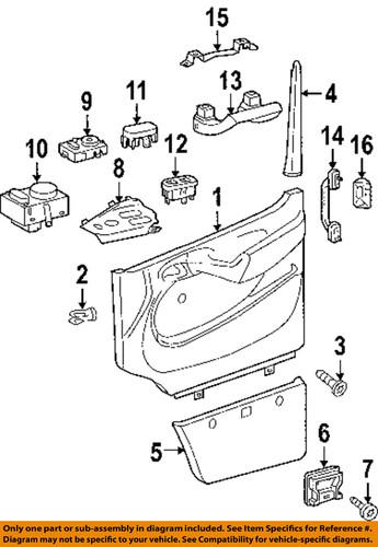 Dodge oem 5103676aa front door-grip handle