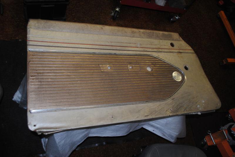 1961 chevy bel air original door panel's in gold