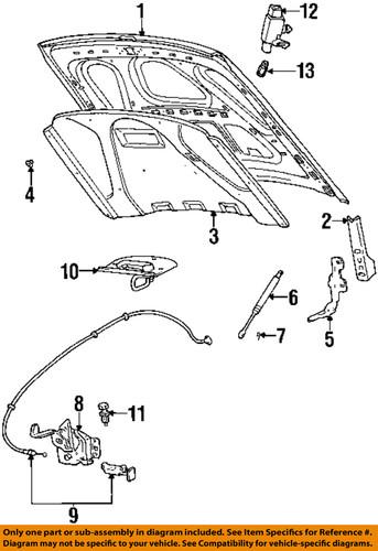 Ford oem 5w7z16700a hood-lock