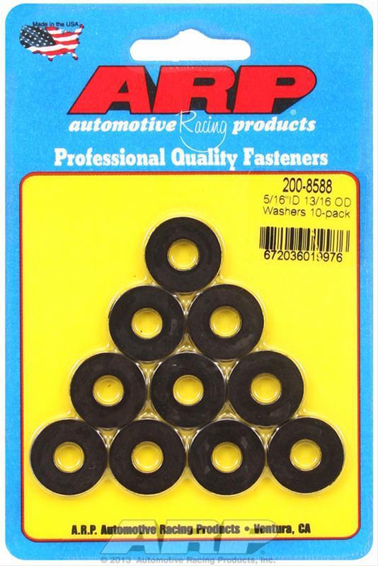 Arp washers steel black oxide .313" i.d. .812" o.d. .120" thick set of 10