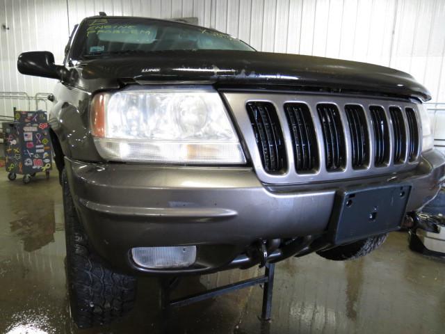 2000 jeep grand cherokee floor center console gray 2408287