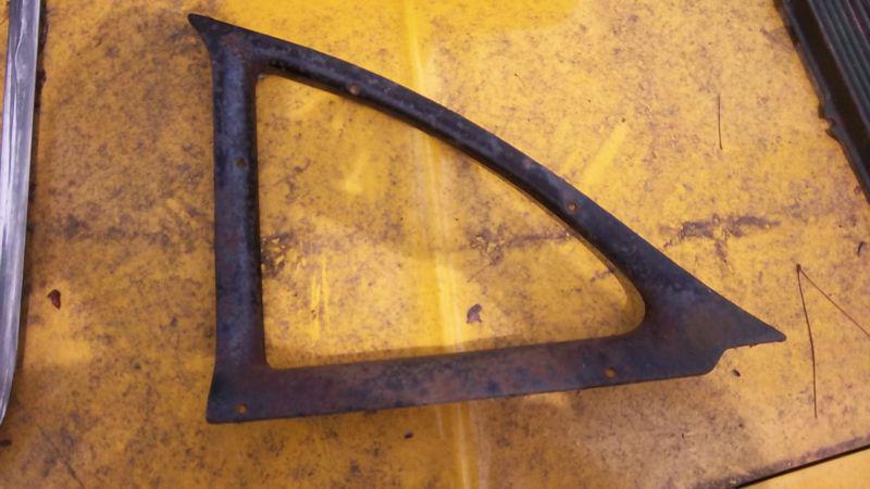 Right rear quarter window trim,inside for 1955 chevy,pont.,olds
