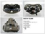 Undercar express 10-13180 front left rebuilt caliper with pad