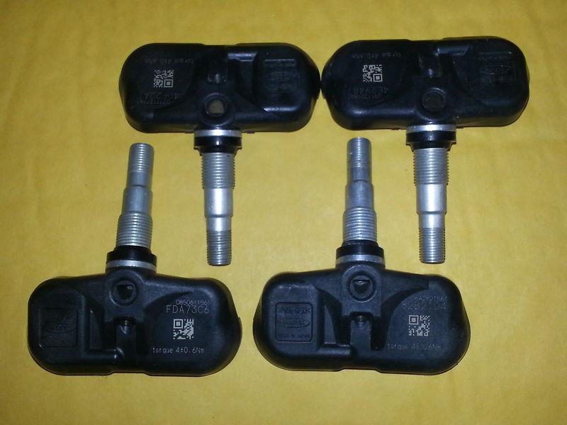 07 08 09 toyota avalon used tire pressure sensors set of four oem tpms pmv-107j