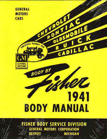 1941 1942 pontiac fisher body repair shop manual streamliner torpedo chieftain