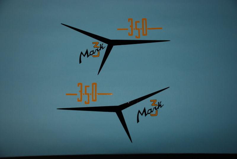 Pair stickers for  ducati single  mark 3 - 350