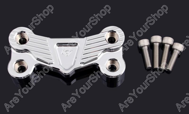 Handle bar clamp billet handlebar yamaha fz8 2011-2012 silver