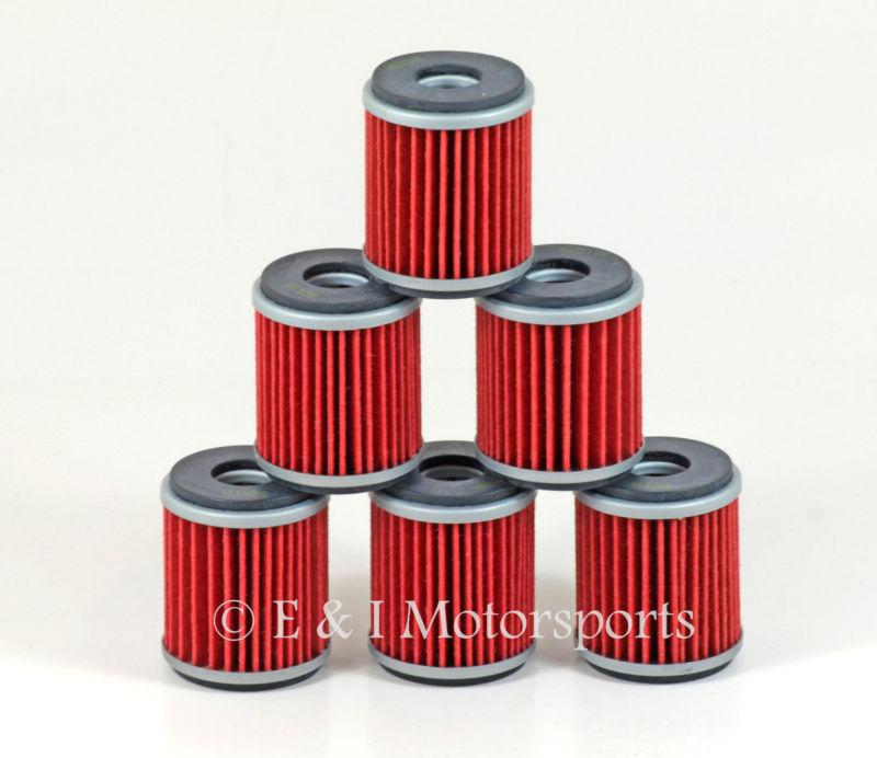 2003-2013 yamaha yz250f yz 250f yzf250 yzf 250 ***6 pack*** oil filter