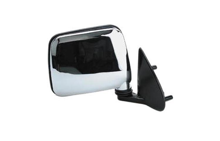 Passenger side replacement manual chrome mirror 86-97 nissan hard body pickup