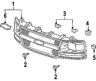 Chevrolet 22744069 genuine oem factory original emblem