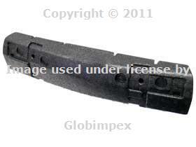 Mercedes w211 bumper foam front center genuine new + 1 year warranty