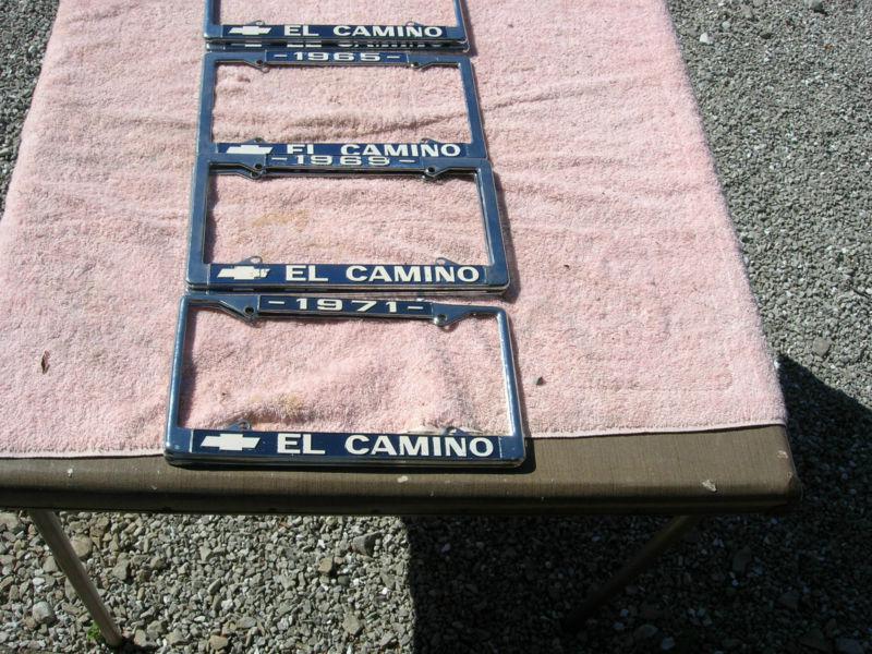 Chevy elcamino license frame