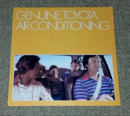 1979 toyota genuine air conditioning brochure celica corolla cressida ~ rare!