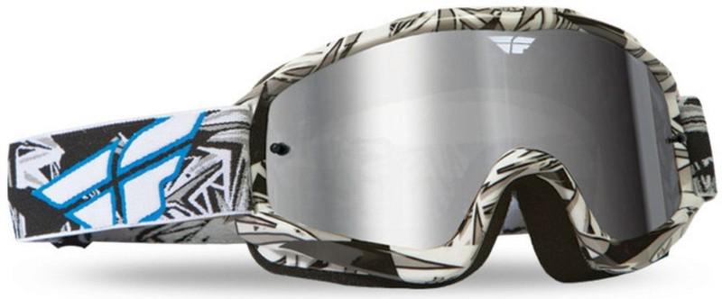 2014 fly zone pro youth motocross goggles - black/white