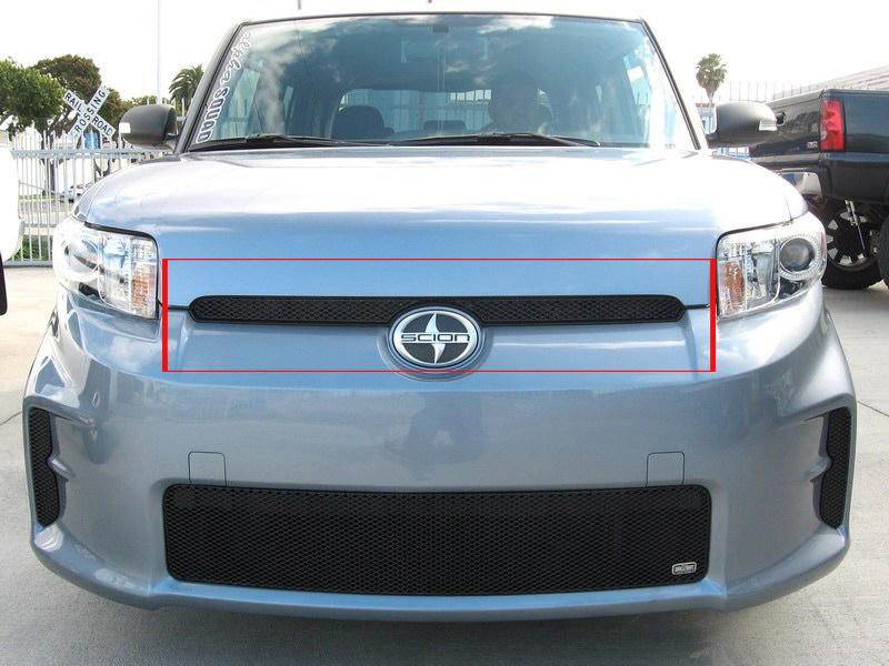 2011-2013 scion xb grillcraft upper black grille 2 piece grill set toy1855b