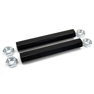 Umi tie rod sleeves steel black powdercoated buick chevy oldsmobile pontiac pair