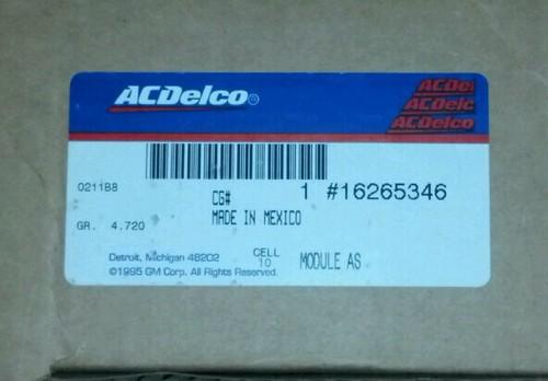 Acdelco gm original equipment 16265346 abs control module cadillac 1997 deville 