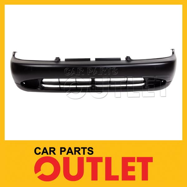 1993-1996 mitsubishi mirage front bumper cover primered plastic 2dr coupe new