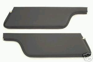 65-66 mustang fastback coupe black sunvisors new usa made tmi 